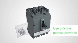 Cirkut breakers EasyPact Molded Case Circuit Breakers CVS 100 250A Cabling  Schneider Electric