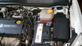 Refilling Coolant Opel Astra Holden AH Astra coolant boiling overheating coolant high speed fans