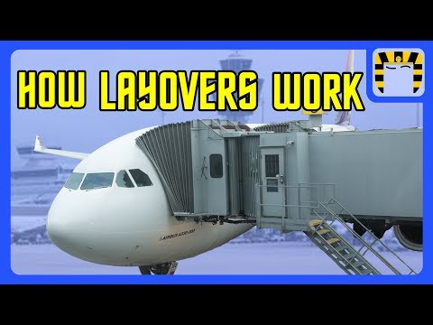 What happens to luggage during long layover?