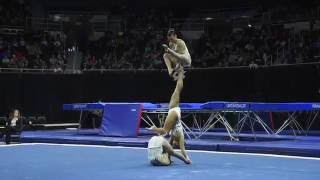 2016 USAG ACRO National Championship Jones, Handel \u0026 Mercer BAL