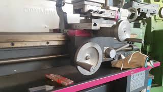 철공소벼룩시장 탁상선반 옵티멈 2807입니다 small lathe optimum 2807 testing