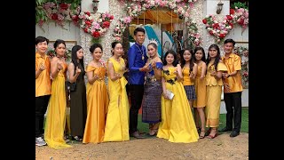 カンボジアの田舎で婚約式してみた　Engagement ceremony in Cambodia