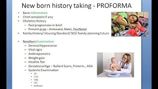 Pediatrics Newborn Neonate History Taking Proforma Format Examination Case Presentation