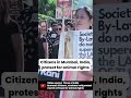 citizens in mumbai india protest for animal rights ✊🇮🇳 shorts youtubeshorts india