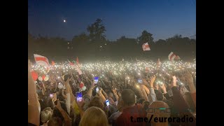 Мітынг Святланы Ціханоўскай у Гомелі / Митинг Светланы Тихановской в Гомеле