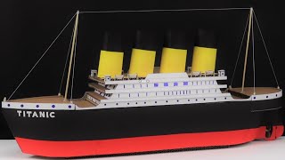 Diy | How To Make Titanic Ship From Cardboard At Home