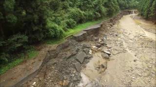 【国土地理院】福岡県朝倉市 黒川の被害箇所２