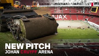 FRESH FIELD 🌱🚜 | This is how we re-sod the field at the Johan Cruijff ArenA! 🏟