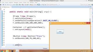 Java Swing(urdu/hindi)-12- JButton-01- How To Create a JButton