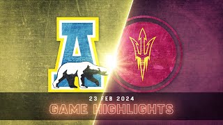 Alaska Hockey vs. Arizona State | Game Highlights (Feb. 23, 2024)