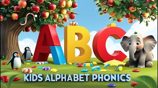 ABC Alphabet song for Kindergarten! Toddler Educational Video !Learn English Vocabulary!