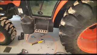 DIY Skid plates on Kioti Tractor~Exactly WHY is it that they don't come standard???