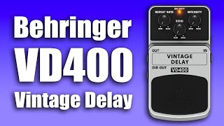 Behringer VD400 Vintage Delay - Boss DM-3 Clone #behringer