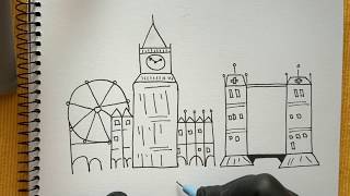 Как нарисовать Лондон / How to draw a London