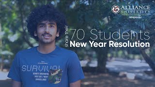 New Resolutions at Alliance University | 70 Students | 2022