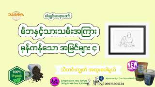 မိဘနဲ့သားသမီးများ မှန်ကန်သော အမြင်များ ၄  ပါချုပ်ဆရာတော်