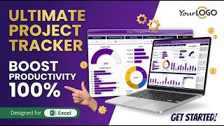 Project Management with Gannt - Buy from https://premiumexcel.etsy.com