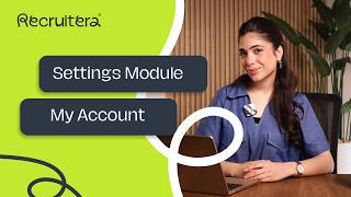 My Account | Recruitera Settings Module