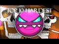 The Top 10 Hardest Medium Demons in Geometry Dash! (SHOWCASE)