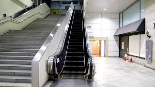 【三菱製】阪神神戸三宮駅　昇りエスカレーター