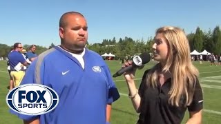Sports Reporter Knocked Out by Football Player