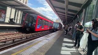 DLR Arriving At Westferry For Tower Gateway