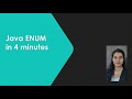 Java Enum in 4 minutes | Basics | Example | Practical Use-case