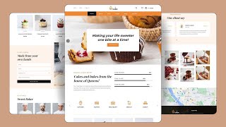Responsive Cake Shop Website: HTML, CSS & JS || Free Source Code