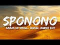 Kabza De Small - Sponono (Lyrics) ft. Wizkid, Burna Boy, Cassper Nyovest & Madumane