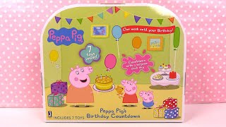 Peppa Jouets Anniversaire 7 Surprises Birthday Countdown