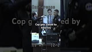 Cop gets schooled by Attorney in this amazing clip! #attorney #lawyer #investigation