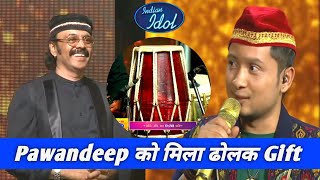 Pawandeep को मिला ढोलक Gift | Girish Vishwa ने Gift कर दी अपनी Dholak |Indian Idol 12