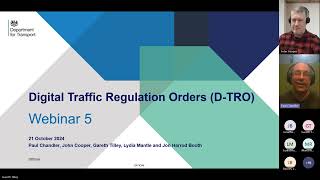 Digital Traffic Regulation Orders (D-TRO) Webinar #5