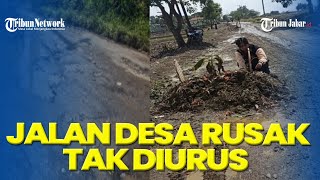 Jalan Desa Rusak Puluhan Tahun Dibiarkan Terbengkalai