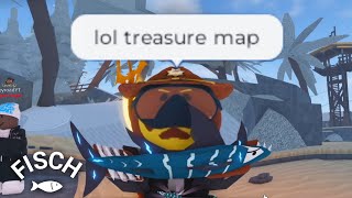 Losing My Sanity Trying to Get Treasure Map In FISCH Roblox (New Update)