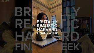 Brutally Realistic Harvard Finals Week Vlog