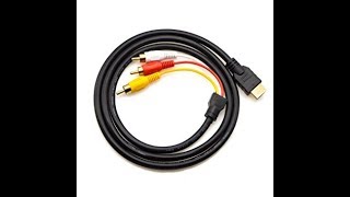 HDMI to RCA cable