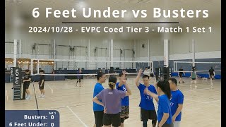 2024 10 28 EVPC Coed Match 1 - 6 Feet Under vs Busters