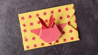 Origami Bunny Rabbit Envelope | How to Make Paper Envelope