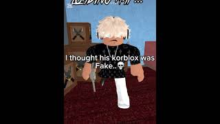 Guys I’m… I… can’t speak. #shorts #fypviralシ #korblox #roblox