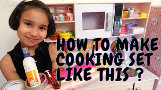 Cooking Game in Hindi Part 16 / How to make Big Kitchen Set like this  #LearnWithPari