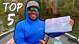 My TOP 5 Baits For FALL