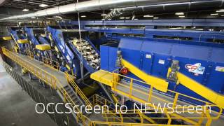CP NEWScreen for paper and container material separation in MRFs