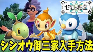 【ポケモンSV】特別なシンオウ御三家の入手方法と厳選のやり方まとめ！「ゼロの秘宝」隠し要素！【ポケモンスカーレットバイオレット】