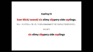 英語よみきかせリズミクス sapling 01