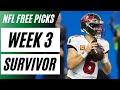 NFL Survivor Pool Picks Week 3 | NFL Survivor Strategy | NFL Picks Week 3