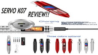 Servo K07 pen phone!! review!