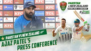 Ajaz Patel's Press Conference | Pakistan vs New Zealand | 1st Test Day 1 | PCB | MZ2L