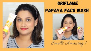 NEW Oriflame ESSENTIALS Face Cleanser Papaya Review \u0026 Demo | Smells Amazing !!!