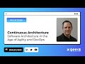 xgeeks Livestream | Continuous Architecture - Software Architecture in the Age of Agility and DevOps